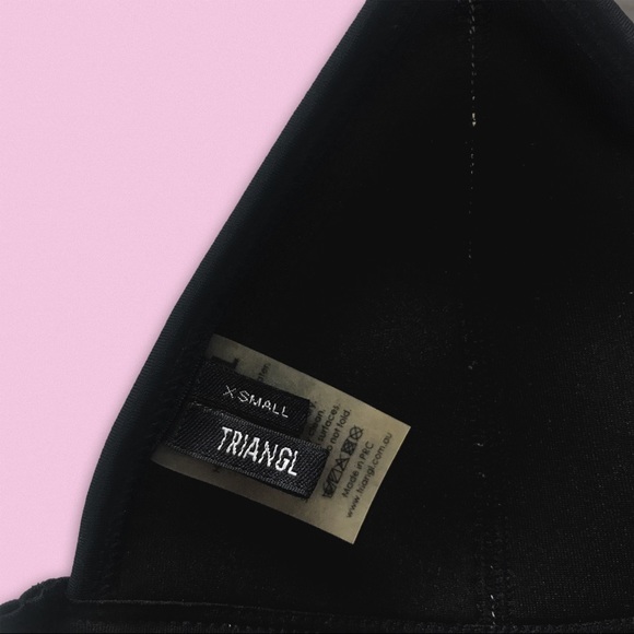 Triangl Neoprene Swim Suit Top & Bottom Size XS - Picture 4 of 4